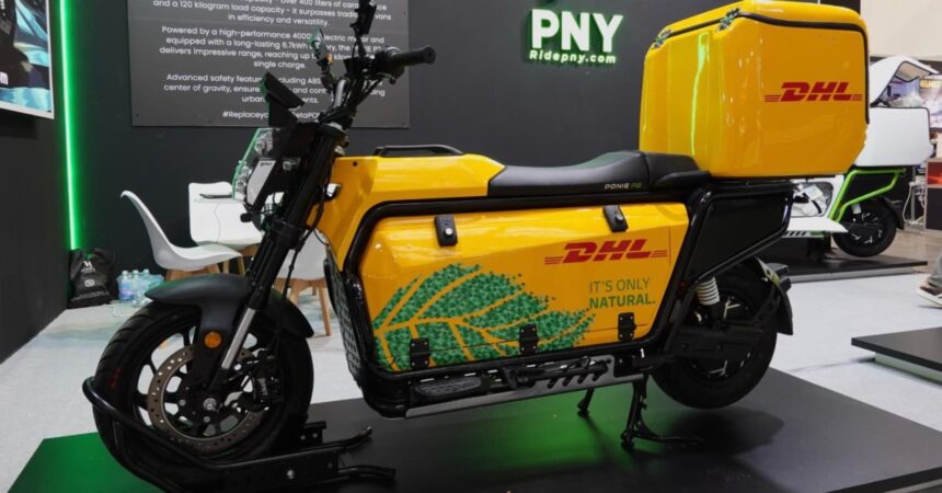 PNY’s electric cargo motorcycle is actually hitting the road