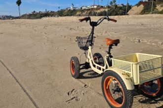 Check out this awesome looking new four-wheeled electric bike