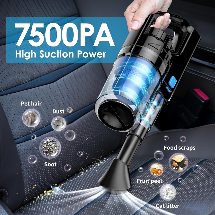 Powerful Suction & Multifunctional Car Vacuum Cleaner 