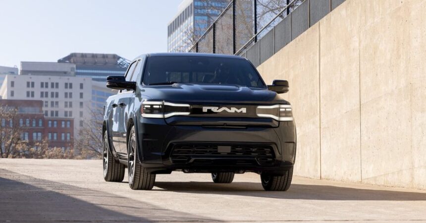 Ram drops plans for a 500-mile long-range electric pickup