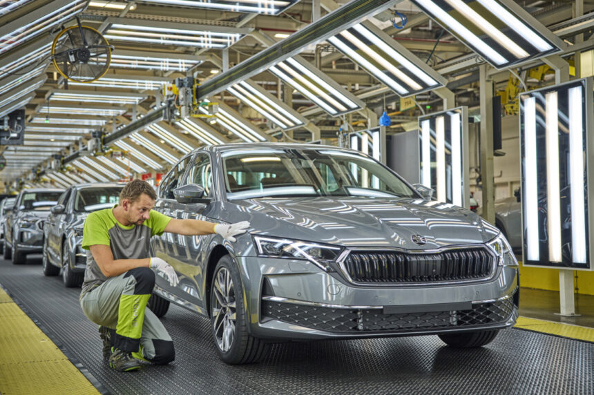 Škoda Auto produces over 925,000 vehicles globally in 2024