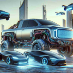 High-resolution photo of some jaw-dropping price reductions on futuristic electric pickup trucks. Is there a struggle for the leading synthetic energy vehicle company?