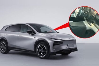 Xpeng G7 exposed interior in China ahead of launch