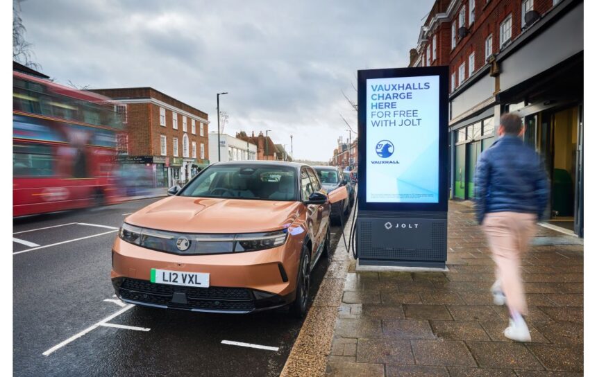 VAUXHALL PARTNERS WITH JOLT TO OFFER FREE ON-STREET CHARGING FOR ELECTRIC AND PLUG-IN HYBRID VEHICLE CUSTOMERS