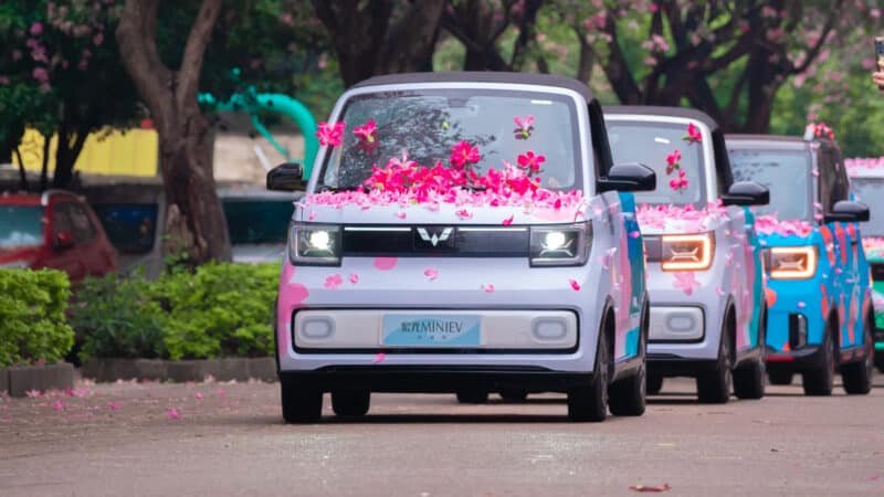 The five-door Wuling Hongguang Mini EV will start sales on February 22