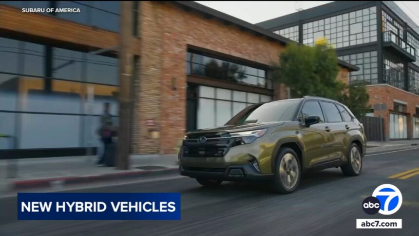 New hybrid SUV models from Subaru, Mazda save fuel with electrification technology