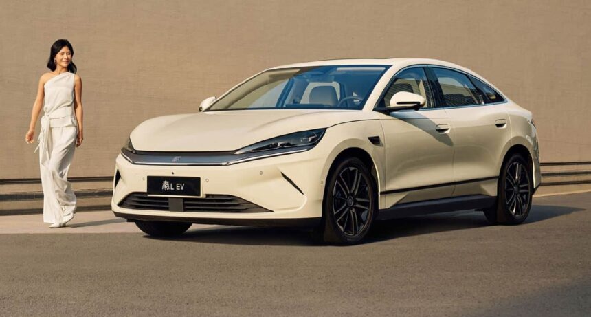 BYD Qin L EV with "God's Eye" C and 545 km range enters market starting at 16,500 USD in China