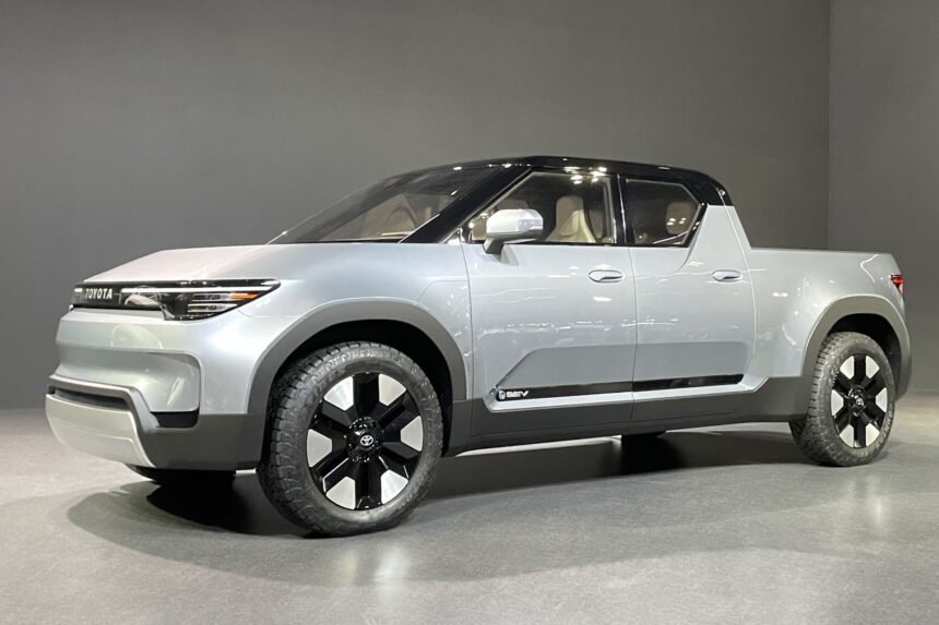 Toyota teases upcoming electric pickup due 2026