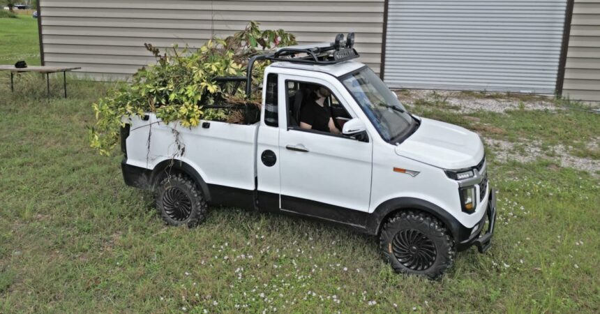 Remember my $2,000 mini-truck I bought from China. It's $1,000 now