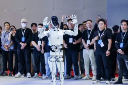 Xpeng showcases humanoid robot 'Iron' used for making its vehicles