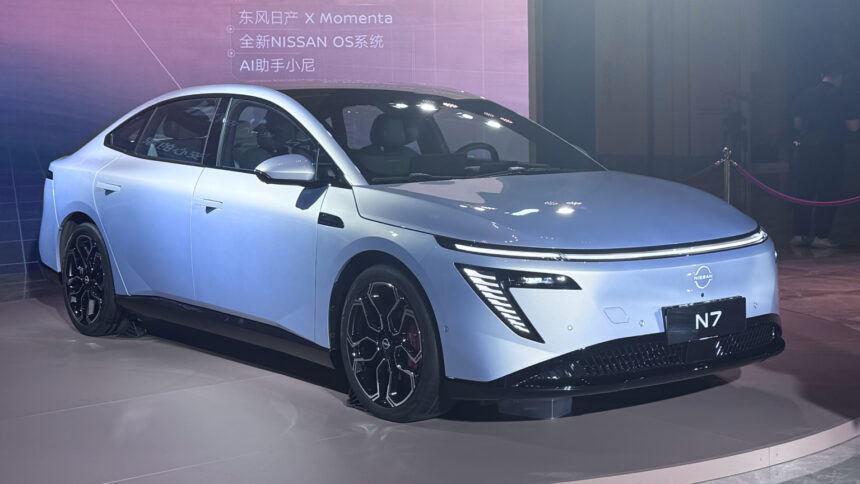 Nissan N7 EV sedan from Dongfeng launched in China for 16,450 USD