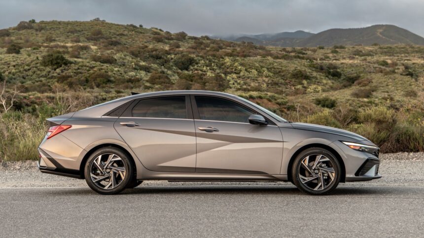 2025 Hyundai Elantra Hybrid Parked Profile