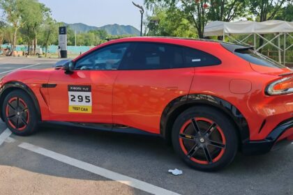 Xiaomi YU7 in lava orange spotted, challenges Model Y with 835km range