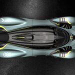 2022 Aston Martin Valkyrie in green color.