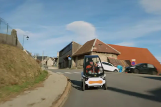 Car-bike hybrid vehicle from startup company has to be seen to be believed