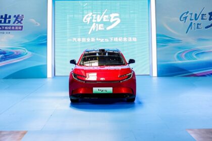 FAW-Toyota bZ5 with BYD Blade batteries rolled off production line
