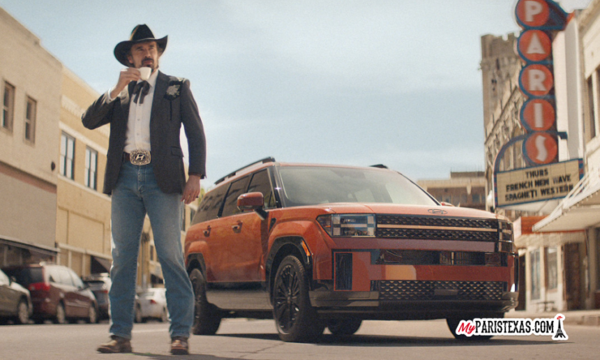 From Paris to Paris: French cowboy brings the best of both worlds to Texas in new advertising campaign for Hyundai Hybrid vehicles