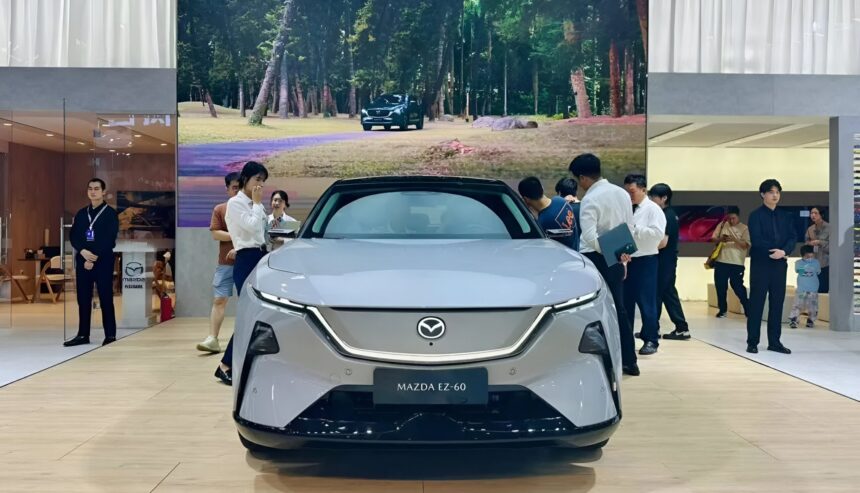 Mazda EZ-60 surpasses 26,000 pre-orders as mid-size SUV showcased at 2025 Chongqing Auto Show