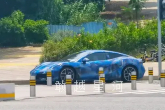 Denza Z production version spotted with Porsche 911-esque design